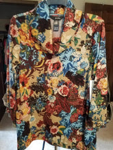 Load image into Gallery viewer, Ali Miles Multi Print Brushed Floral Cowl Neck Tunic