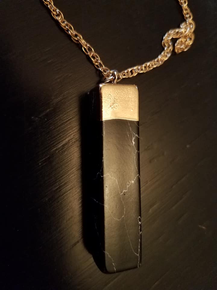 Stone Stick Necklace