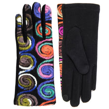 Load image into Gallery viewer, Swirl Yarn Design Smart Gloves