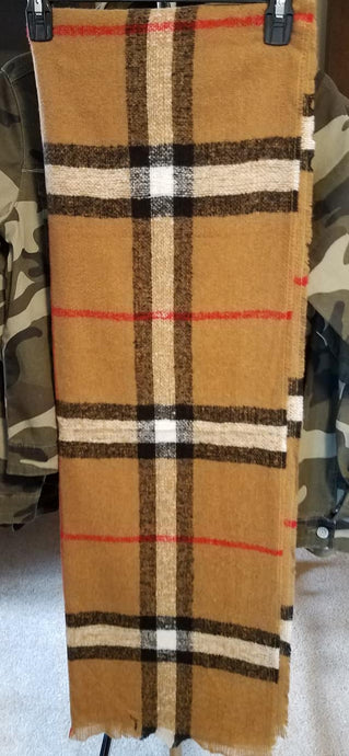Plaid Tartan Scarf