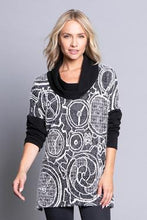 Load image into Gallery viewer, Ali Miles Eyelash Knit Cowl Neck Tunic