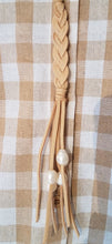 Load image into Gallery viewer, Suede Tassel with Pearls Necklace/Earrings