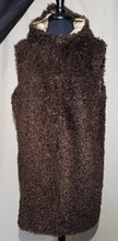Load image into Gallery viewer, Faux Lambs Fur Vest with Hood
