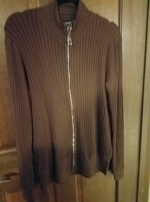 Magic Crystal Zipper Sweater