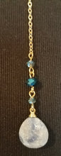 Load image into Gallery viewer, Stone &amp; Glass Y Necklace
